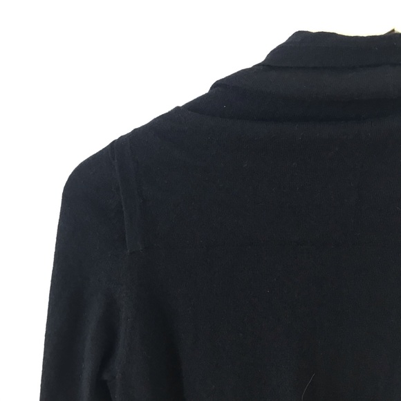 Forte Cashmere black sweater with built in vest - Picture 9 of 12